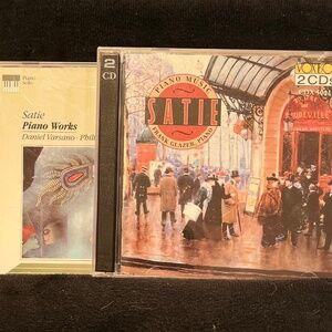 Erik Satie Piano Works 3 CDs Daniel Varsano, Philippe Entremont, Frank Glazer